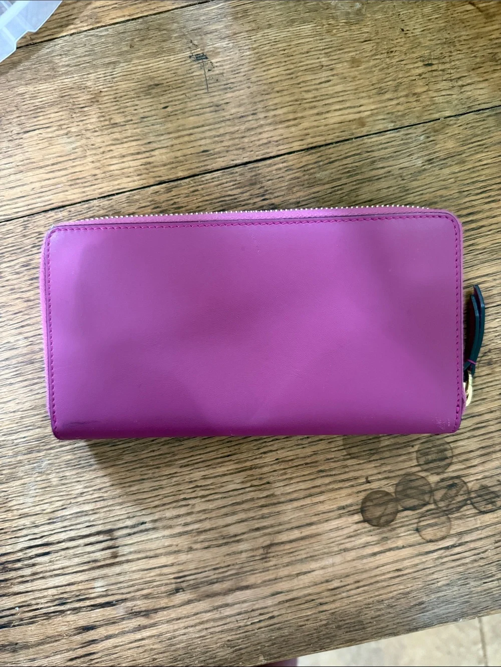 GUCCI Magenta Pink Leather Wallet - Picture 3 of 10
